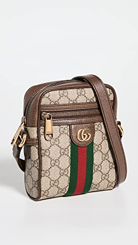 Gucci Women's Pre-Loved Ophidia Mini Messenger, Gg Supreme, Brown, One Size