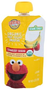 earth’s best organic strawberry banana fruit yogurt smoothie, 4.2 oz