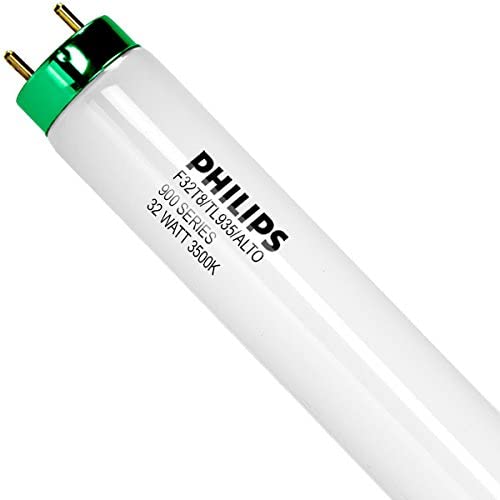 Philips 479600 - F32T8/TL935/ALTO - 32 Watt - T8 - 36,000 Hours - 2,600 Lumens - 3500K - 900 Series Phosphors 8-Pack