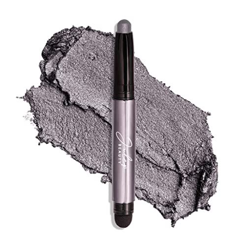 Julep Eyeshadow 101 Crème to Powder Waterproof Eyeshadow Stick, Smoky Grey Shimmer