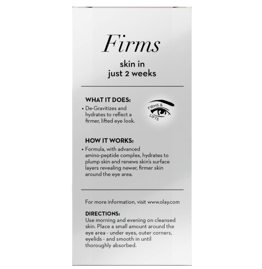 ΟΙay Eyes Eye Lifting Serum for Visibly Lifted Firm Eyes, 0.5 Fl Oz (15 ml) EACH - Amino-Peptide and Vitamin Complex (Pack of 2).