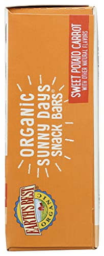 EARTHS BEST Organic Swt Pto Crrt Snny Day Bars, 0.67 Ounce (Pack of 7)