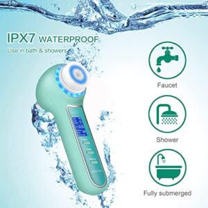 UMICKOO Blackhead Remover Vacuum,Rechargeable Facial Cleansing Brush with LCD Screen,IPX7 Waterproof 3 in 1 Face Scrubber Cleaner for Exfoliating, Massaging and Deep Pore Cleansing