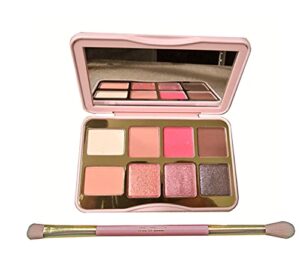 too faced be my lover doll size eye shadow palette and shadow brush
