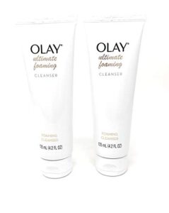 olay ultimate foaming cleanser with vitamin c – 4.2 fl oz (pack of 2)