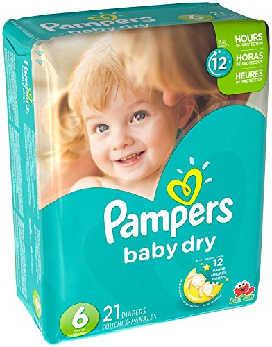 Pampers Baby Dry Diapers - Size 6 - 21 ct