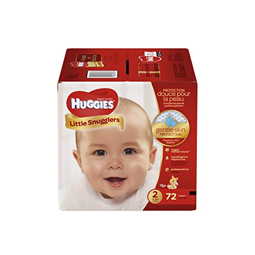 Huggies Little Snugglers Diapers - Size 2 - 72 ct