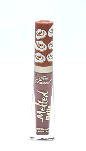 Too Faced Melted Matte Liquified Long Wear Lipstick Cinnamon Bun - 0.23 oz, Fl Oz (Pack of 1)