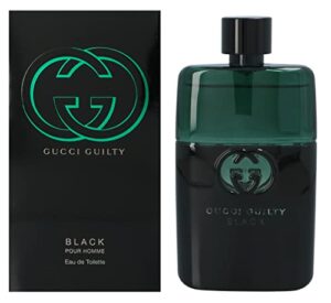 gucci guilty black by gucci eau de toilette spray 3 oz for men