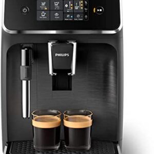 PHILIPS 1200-Series Fully Automatic Espresso Machine w/Milk Frother (EP1220/04)