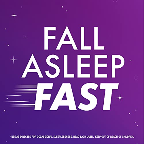 ZzzQuil, Nighttime Sleep Aid LiquiCaps, 25 mg Diphenhydramine HCl, No.1 Sleep-Aid Brand, Non-Habit Forming, Fall Asleep Fast, 48 Count