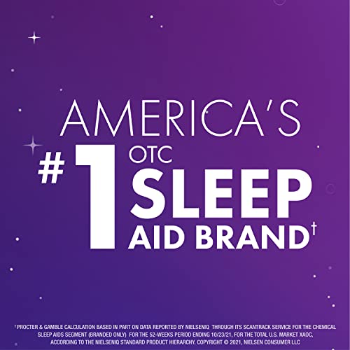 ZzzQuil, Nighttime Sleep Aid LiquiCaps, 25 mg Diphenhydramine HCl, No.1 Sleep-Aid Brand, Non-Habit Forming, Fall Asleep Fast, 48 Count