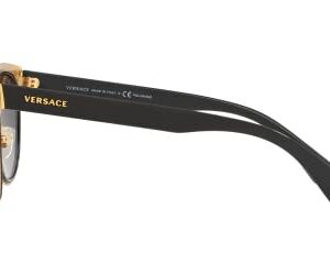 Versace Woman Sunglasses, VE 2198 Black Lenses Metal Frame, 54mm