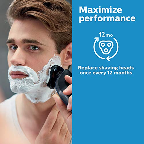 Philips Norelco Replacement Head for Series 6000 Shavers, Black, 1 Count