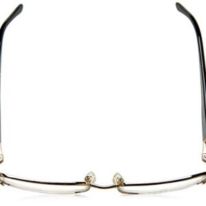 Versace VE 1163M 1252 Pale Gold Metal Rectangle Eyeglasses 52mm