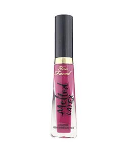 too faced melted latex liquified high shine lipstick, hot mess