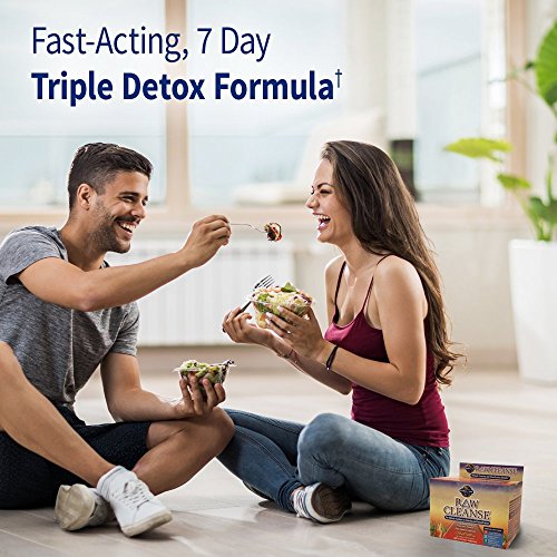 Garden of Life Detox Cleanse Raw Cleanse Fast-Acting 7 Day Cleanse and Detox Formula for Immune System Support, Liver Cleanse and Toxin Removal - Powder and Capsules - Fiber, Greens, Probiotics