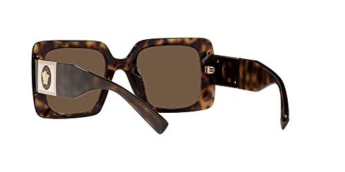 Versace VE4405 Havana/Dark Brown One Size