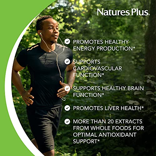 NaturesPlus Source of Life Garden Certified Organic B Complex - 60 Vegan Capsules - Complete Vitamin B Supplement, Energy Booster - Vegetarian, Gluten-Free - 30 Servings