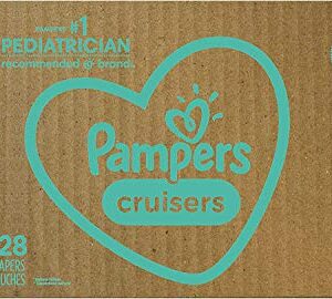 Diapers Size 5, 128 Count - Pampers Cruisers Disposable Baby Diapers, (Packaging May Vary)