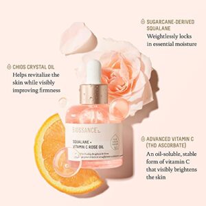 BIOSSANCE Squalane + Vitamin C Rose Oil, 30ml