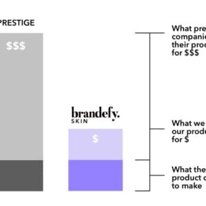 Brandefy Vitamin C Serum 15% L. Ascorbic Acid, Ferulic Acid .5% + Vitamin E, Self Care, Beauty Face Serum - Dark Spot Corrector, Anti Aging Face Care 1oz.