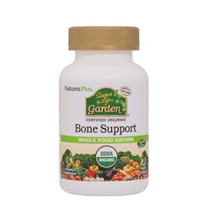 naturesplus source of life garden organic bone supplement with algaecal – 1000 mg – calcium, magnesium – 120 vegan capsules (30 servings)