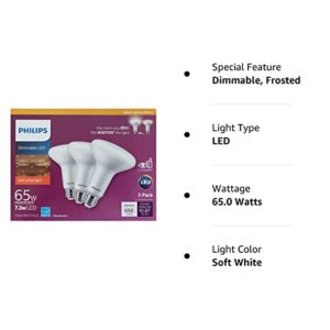 Philips 65W LED BR30 2700K 3PK