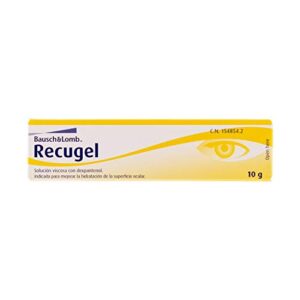 Bausch&Lomb Recugel 10g - Dry Eye Drops - Eye Artificial Drops - Eye Dryness Treatment