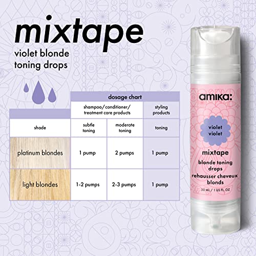 amika Mixtape Violet Color Drops, 1 fl. oz.