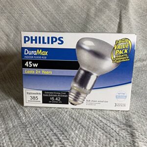 Philips 223149 Duramax 45-Watt R20 Indoor Flood Light Bulb,Incandescent, 3Pk x2