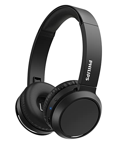 PHILIPS H4205 On-Ear Wireless Headphones with 32mm Drivers and BASS Boost on-Demand, Black