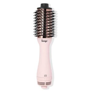 L'ANGE HAIR Le Volume 2-in-1 Titanium Brush Dryer Blush | 60MM Hot Air Blow Dryer Brush in One with Oval Barrel | Hair Styler for Smooth, Frizz-Free Results for All Hair Types