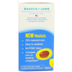 Bausch & Lomb Ocuvite Adult 50+ Eye Vitamin & Mineral Softgels 50 ea (Pack of 4)