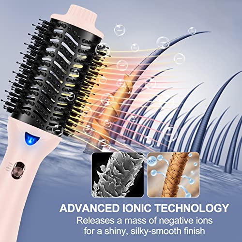 Hair Dryer Brush, Aima Beauty One Step Hair Dryer and Styler Volumizer with Negative Ion for Reducing Frizz and Static, Hair Styling Tools, Pink