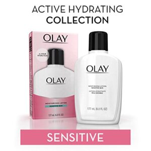 OLAY Moisturizing Lotion Sensitive Skin 6 oz (Pack of 2)