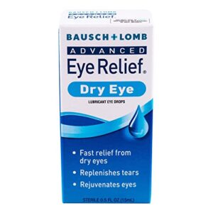 bausch & lomb advanced eye relief rejuvenation lubricant eye drops 0.50 oz (pack of 6)
