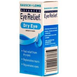 Bausch & Lomb Advanced Eye Relief Rejuvenation Lubricant Eye Drops 0.50 oz (Pack of 6)