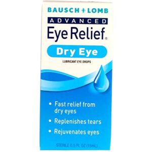 Bausch & Lomb Advanced Eye Relief Rejuvenation Lubricant Eye Drops 0.50 oz (Pack of 6)