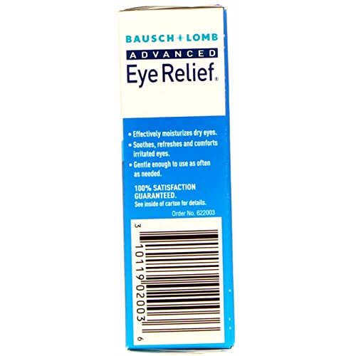 Bausch & Lomb Advanced Eye Relief Rejuvenation Lubricant Eye Drops 0.50 oz (Pack of 6)