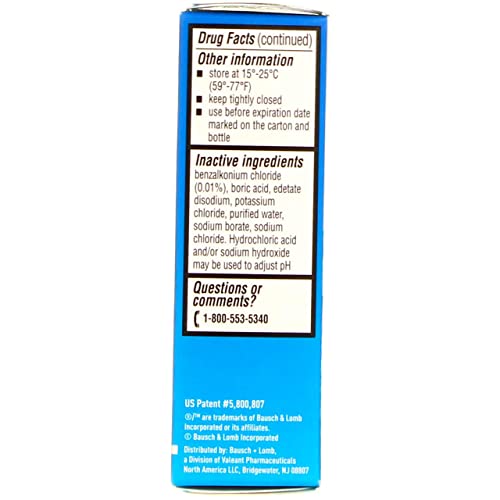 Bausch & Lomb Advanced Eye Relief Rejuvenation Lubricant Eye Drops 0.50 oz (Pack of 6)