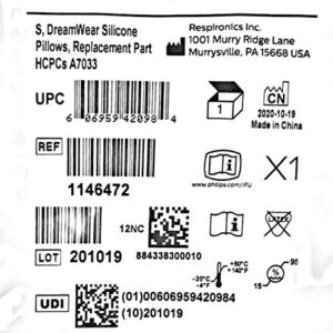 Philips Healthcare Respironics DreamWear Silicone Pillow, Small Cushion
