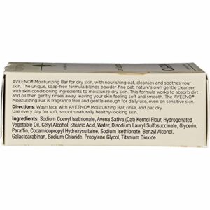 Aveeno Bar Dry Size 3.5 Ounce Aveeno Moisturizing Bar For Dry Skin (Pack of 3)