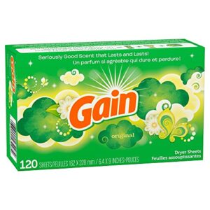 gain original dryer sheets, 120 count