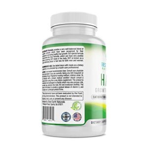 Hair Growth Vitamin Formula to Help Support Thick Full Strong Healthy Hair Follicles & Eyelashes! May Also Help With Hair Breakage Hair Loss Heat Damage for Men & Women