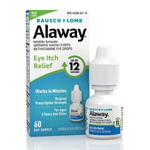 allergy eye itch relief eye drops by alaway, antihistamine, 10 ml