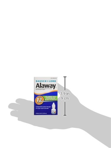 Allergy Eye Itch Relief Eye Drops by Alaway, Antihistamine, 10 mL