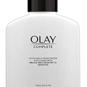 Olay Complete All Day Moisturizer SPF 15, Sensitive 4 oz (Pack of 3)