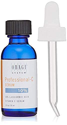 Obagi Vitamin C Serum 10% - Professional C Serum Skin Care – Contains Concentrated L Ascorbic Acid - Helps Minimize the Appearance of Wrinkles, Brightens Skin, and Retains Moisture- 1.0 Fl Oz.