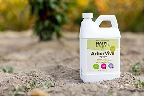 Native Earth ArborVive Fertilizer, 5-4-2, Tree Food, Shrub Fertilizer, Tree Enhancement, 64oz